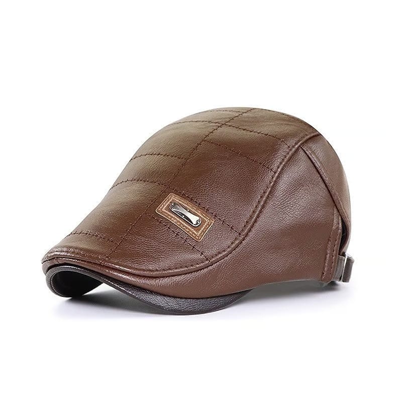 High Quality Leather Beret