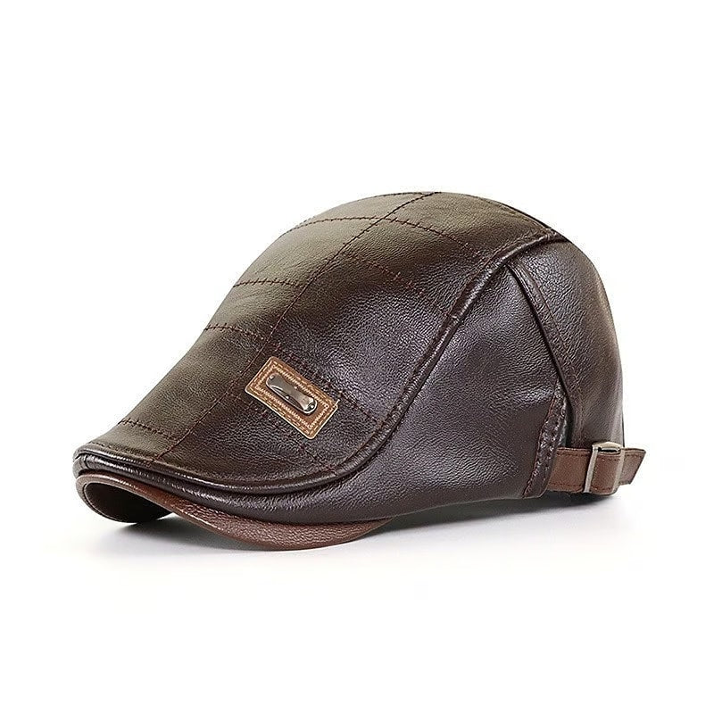 High Quality Leather Beret