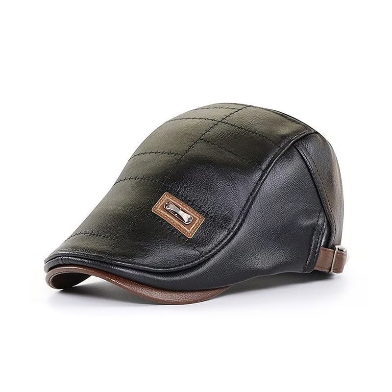 High Quality Leather Beret