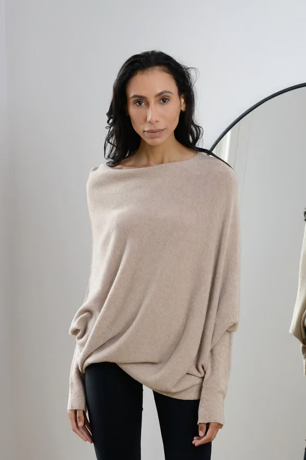 ✨Asymmetric Draped Jumper💥