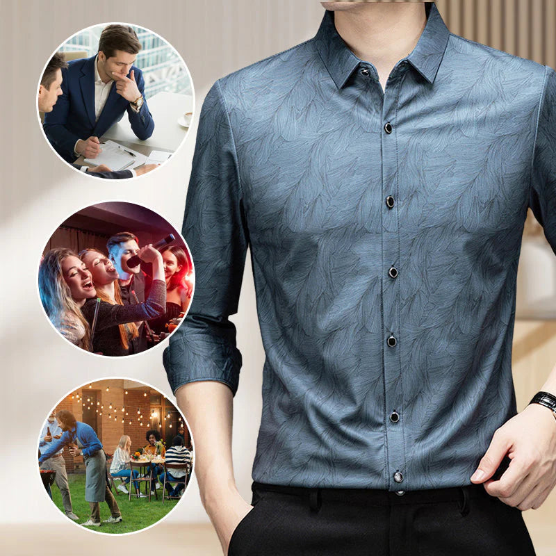 Men's Anti-Wrinkle Casual Business Shirt